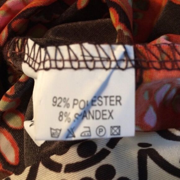 S.C. Fashion Multi Colored Beach Coverup/Sundress - Picture 5 of 6